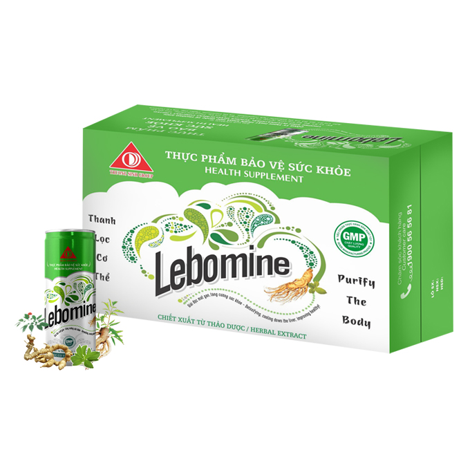 TS Lebomine (1 thùng 24 lon)  - Thực phẩm bảo vệ sức khỏe